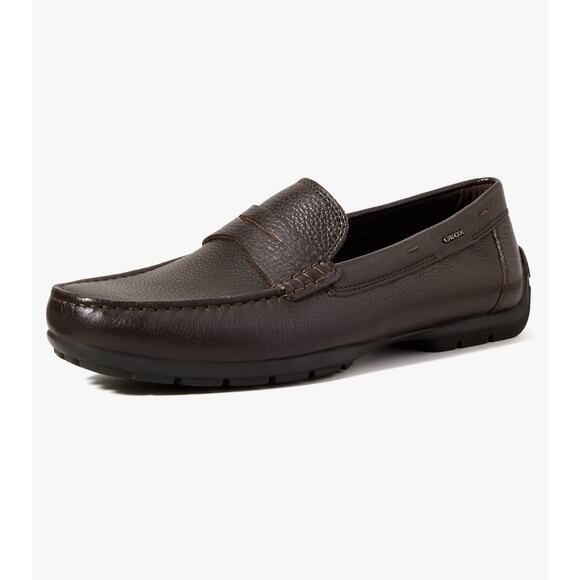 Geox Mens Moner Moccasin leather size 12 EU 46 - Picture 1 of 7